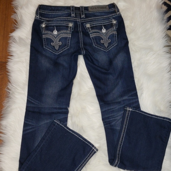 EUC Rock Revival "Libbie" Dark wash Bootcut Jeans - Picture 5 of 8